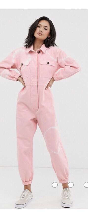 asos pink jumpsuit